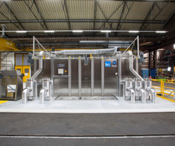 Bahnkomponenten effizient gereinigt