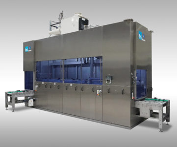 Effiziente Tauchreinigungsanlage für die Rotorenproduktio
