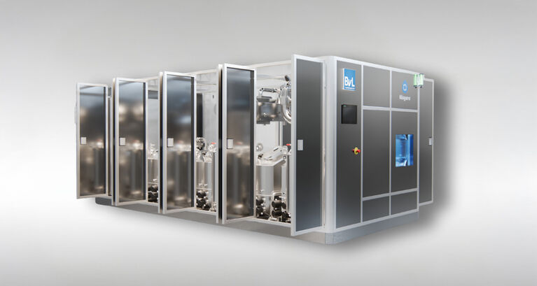 Modular: Erweiterung der Tanks und Reinigungskammern möglich